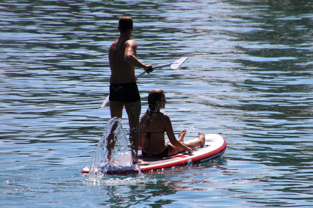 SUP paddleboarding